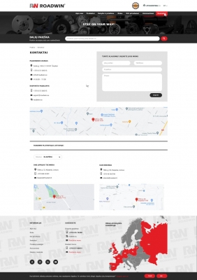 Internetinė svetainė roadwin.eu