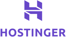Hostinger logotipas – Jauna Reklama patikimas hostingo partneris